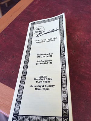 Menu photo 8 The Whole Enchilada Placentia, CA Menu photo 8 The Whole Enchilada Placentia, CA