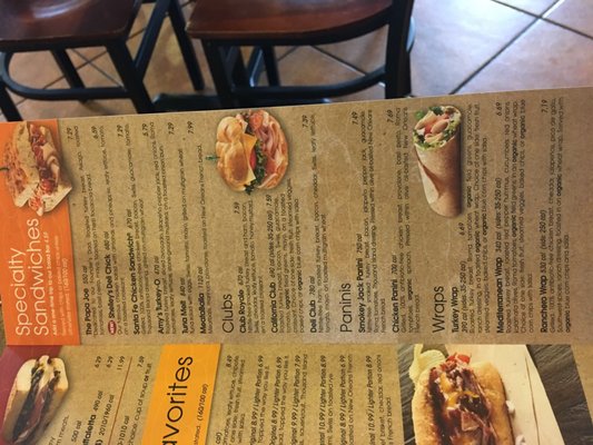 Menu photo 2 Jason's Deli Tyler, TX