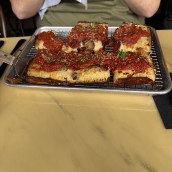Downtown Diner - Deep dish pizza with cheesy crust and lots of sauce. - Breakfast & Brunch Near Me - Titusville, Florida Downtown Diner - Deep dish pizza with cheesy crust and lots of sauce. - Breakfast & Brunch Near Me - Titusville, Florida