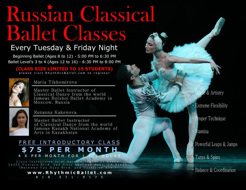 Russian Classical Ballet - Rhythmic Ballet Logo