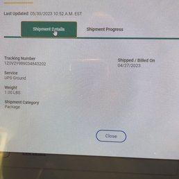 Proof of return Proof of return