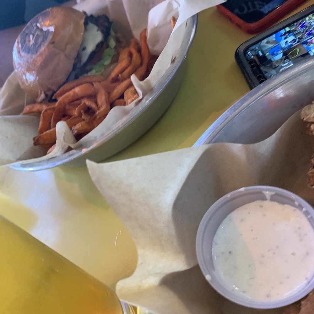 Cedar Creek - Brunch Burger SIDE Sweet Potato Fries - Bars Near Me - Houston, Texas Cedar Creek - Brunch Burger SIDE Sweet Potato Fries - Bars Near Me - Houston, Texas