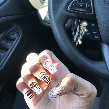 V Spa & Nail Studio - This was the last time I went, this was supposed to be a Halloween design but it turned out to be a childish doodle. Done by Skyy. - Day Spas Near Me - Waldorf, Maryland V Spa & Nail Studio - This was the last time I went, this was supposed to be a Halloween design but it turned out to be a childish doodle. Done by Skyy. - Day Spas Near Me - Waldorf, Maryland