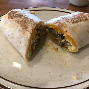 Coral Cafe - Breakfast burrito (missing the sausage) - American Near Me - Burbank, California