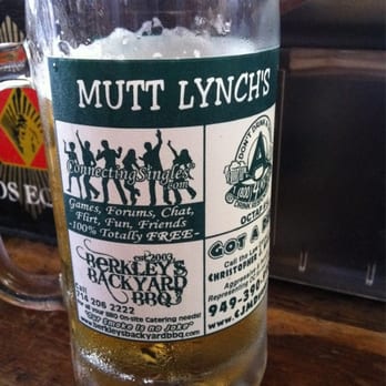 Mutt Lynch's - Cold mug - Pubs Near Me - Newport Beach, California