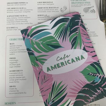 Cafe Americana - Menu - Tapas/Small Plates Near Me - Arlington, Texas