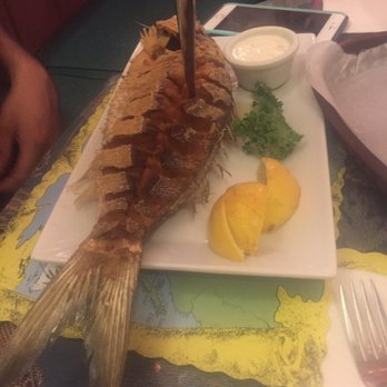 The Fish House - Yellowtail whole fried - Seafood Near Me - Key Largo, Florida The Fish House - Yellowtail whole fried - Seafood Near Me - Key Largo, Florida