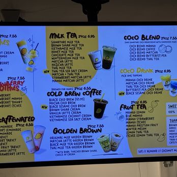 MNGO cafe - Menu 1, - Desserts Near Me - San Diego, California MNGO cafe - Menu 1, - Desserts Near Me - San Diego, California