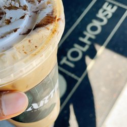 TolHouse - Vanilla Iced Latte with Whip (made with homemade vanilla syrup.)