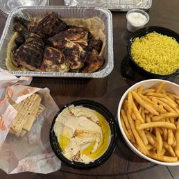 Charcoal Chicken platter Charcoal Chicken platter
