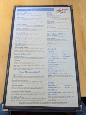 Menu photo 2 Galena Diner Galena, OH