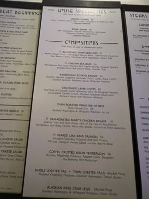 Menu photo 4 Atlantis Steakhouse RENO, NV