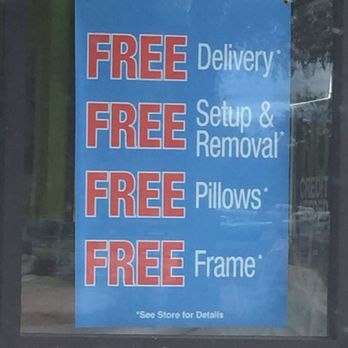 Mattress One - Free pillows were promised but not delivered. - Mattresses Near Me - Amelia Island, Florida