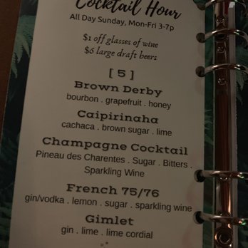 Proper - Menu as of 4/27/19 - Cocktail Bars Near Me - Fort Worth, Texas Proper - Menu as of 4/27/19 - Cocktail Bars Near Me - Fort Worth, Texas