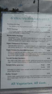 Menu photo 7 Viva! Vegetarian Grill Eugene, OR