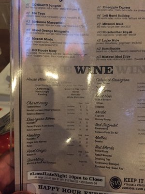Menu photo 8 CONRAD'S Restaurant & Alehouse Liberty, MO
