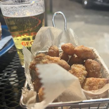 Moores Gourmet Market - Jalapeño cheese curds! Not spicy but great flavor!! - New American Near Me - Cartersville, Georgia Moores Gourmet Market - Jalapeño cheese curds! Not spicy but great flavor!! - New American Near Me - Cartersville, Georgia