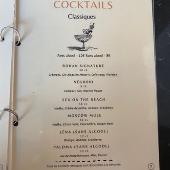Rohan - Menu - French Near Me - Strasbourg, 67 Rohan - Menu - French Near Me - Strasbourg, 67