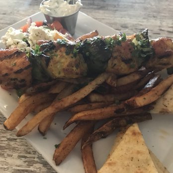 Fetta Republic - Chicken Souvlaki Platter - Greek Near Me - Aventura, Florida