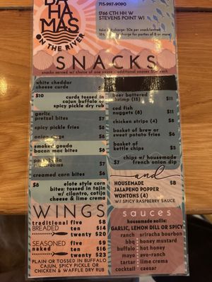 Menu photo 2 Bahamas Lounge Stevens Point, WI Menu photo 2 Bahamas Lounge Stevens Point, WI