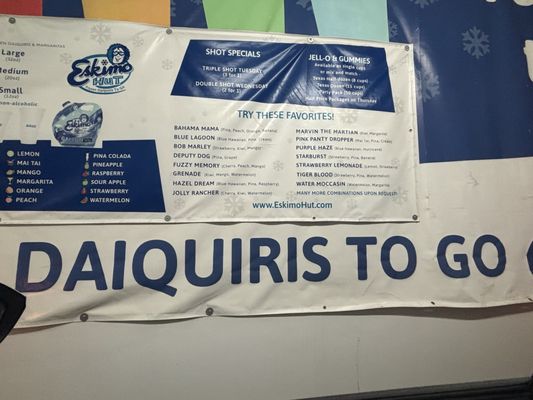 Eskimo Hut - Frozen Daiquiris To-Go by null