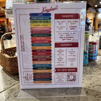 Leinie Lodge - Menu - Breweries Near Me - Chippewa Falls, Wisconsin