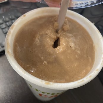 Tropical Smoothie Cafe - Smoothie was too icy and not creamy - Juice Bars & Smoothies Near Me - Farmingdale, New York