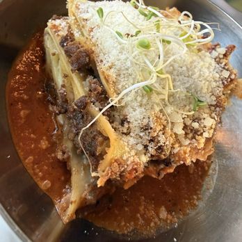 AMBAR Restaurant, Capitol Hill - LAMB LASAGNA - Modern European Near Me - Washington, DC, District of Columbia