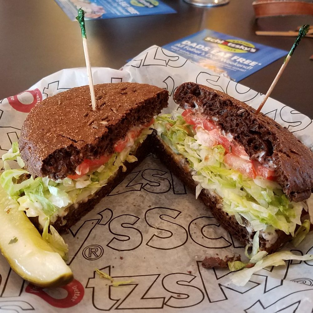 Schlotzsky's - Small veggie on dark rye. Yum! - Sandwiches Near Me - Tempe, Arizona Schlotzsky's - Small veggie on dark rye. Yum! - Sandwiches Near Me - Tempe, Arizona