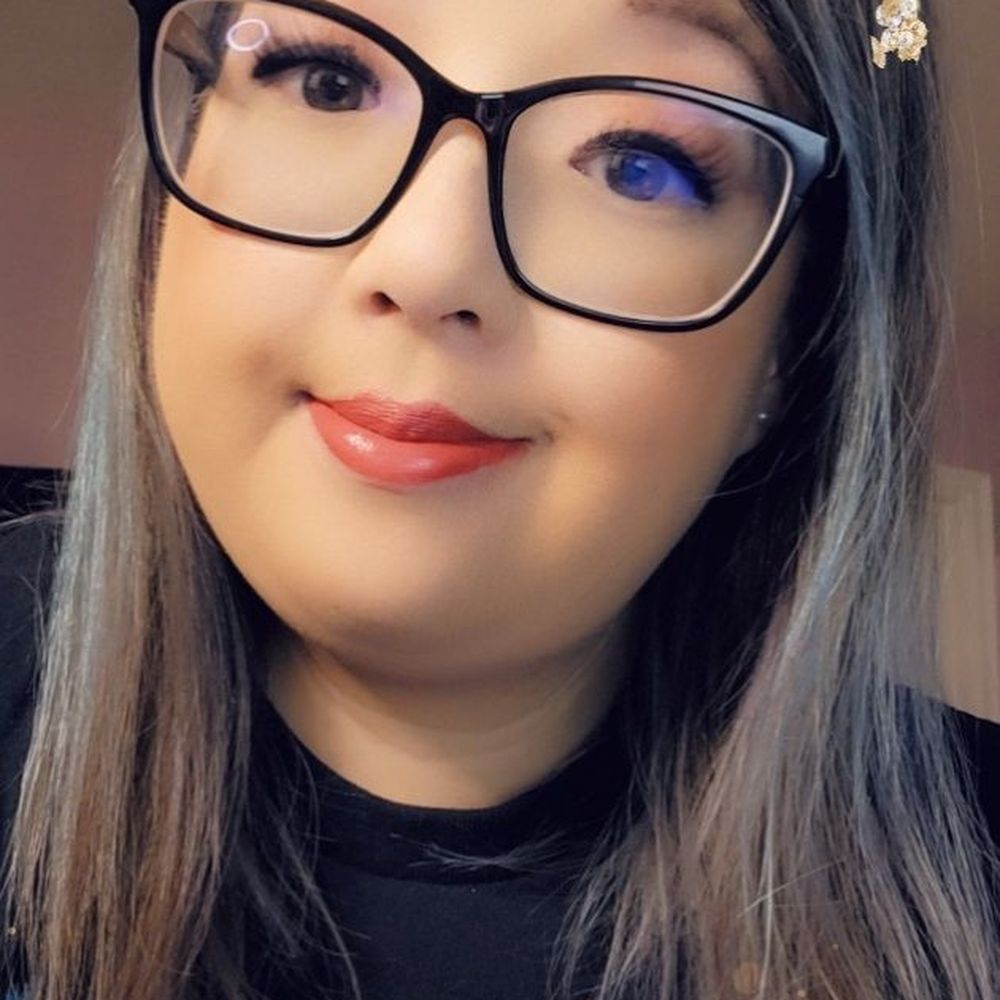 Blue highlights