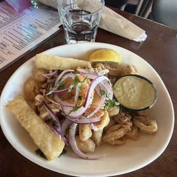 Puerto 27 Peruvian Kitchen & Pisco Bar - Calamari - Peruvian Near Me - Pacifica, California Puerto 27 Peruvian Kitchen & Pisco Bar - Calamari - Peruvian Near Me - Pacifica, California