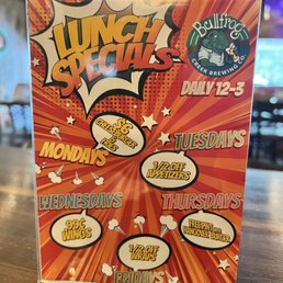 Daily specials Daily specials