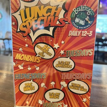 Bullfrog Creek Brewing - Daily specials - Breweries Near Me - Valrico, Florida Bullfrog Creek Brewing - Daily specials - Breweries Near Me - Valrico, Florida