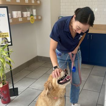 Scenthound San Diego Carmel Valley - Cara (the lovely owner) with our silly pup - Pet Groomers Near Me - San Diego, California Scenthound San Diego Carmel Valley - Cara (the lovely owner) with our silly pup - Pet Groomers Near Me - San Diego, California