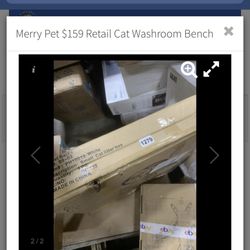 Box of the cat litter box which is NOT the actual picture of the previous white box.