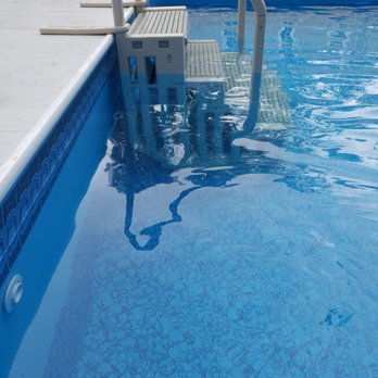 Ambassador Pools - Ladder now sitting at the proper position thanks to danny. - Pool & Hot Tub Service Near Me - Canton, Massachusetts