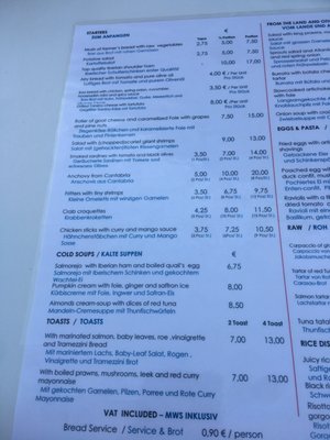Menu photo 3 El Embarcadero Rota, CA