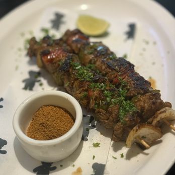 The Charlotte American Bistro - CHARRED RIBEYE SKEWERS - Bars Near Me - Dallas, Texas The Charlotte American Bistro - CHARRED RIBEYE SKEWERS - Bars Near Me - Dallas, Texas