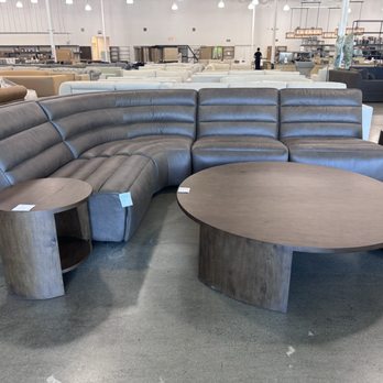 RH Outlet Irvine - Sectional with accent tables - Furniture Stores Near Me - Irvine, California