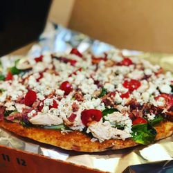 Whatever's Clever Cuisine - Chicken Margarita Flatbread