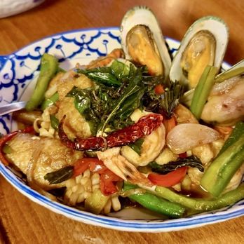 Civilize Thai Bistro - THAI BASIL with SEAFOOD - Thai Near Me - Beverly Hills, California Civilize Thai Bistro - THAI BASIL with SEAFOOD - Thai Near Me - Beverly Hills, California