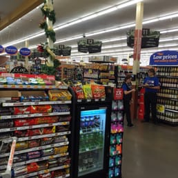 the inside of a grocery store