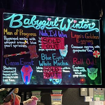 Requiem Coffee Tea and Fantasy - Menu as of February 2025 - Coffee & Tea Near Me - Anaheim, California