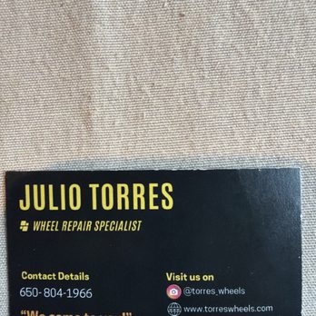 Torres wheels - Business Card - Wheel & Rim Repair Near Me