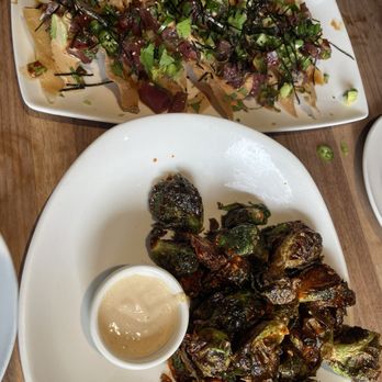 Yard House - Brussel sprouts and Poke Nachos - Bars Near Me - Fresno, California Yard House - Brussel sprouts and Poke Nachos - Bars Near Me - Fresno, California