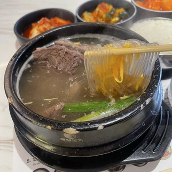 Kunjip - Glass noodles in the galbitang - Korean Near Me - Santa Clara, California