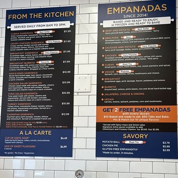 OBRA HandBakery - Menu - Latin American Near Me - Long Beach, California