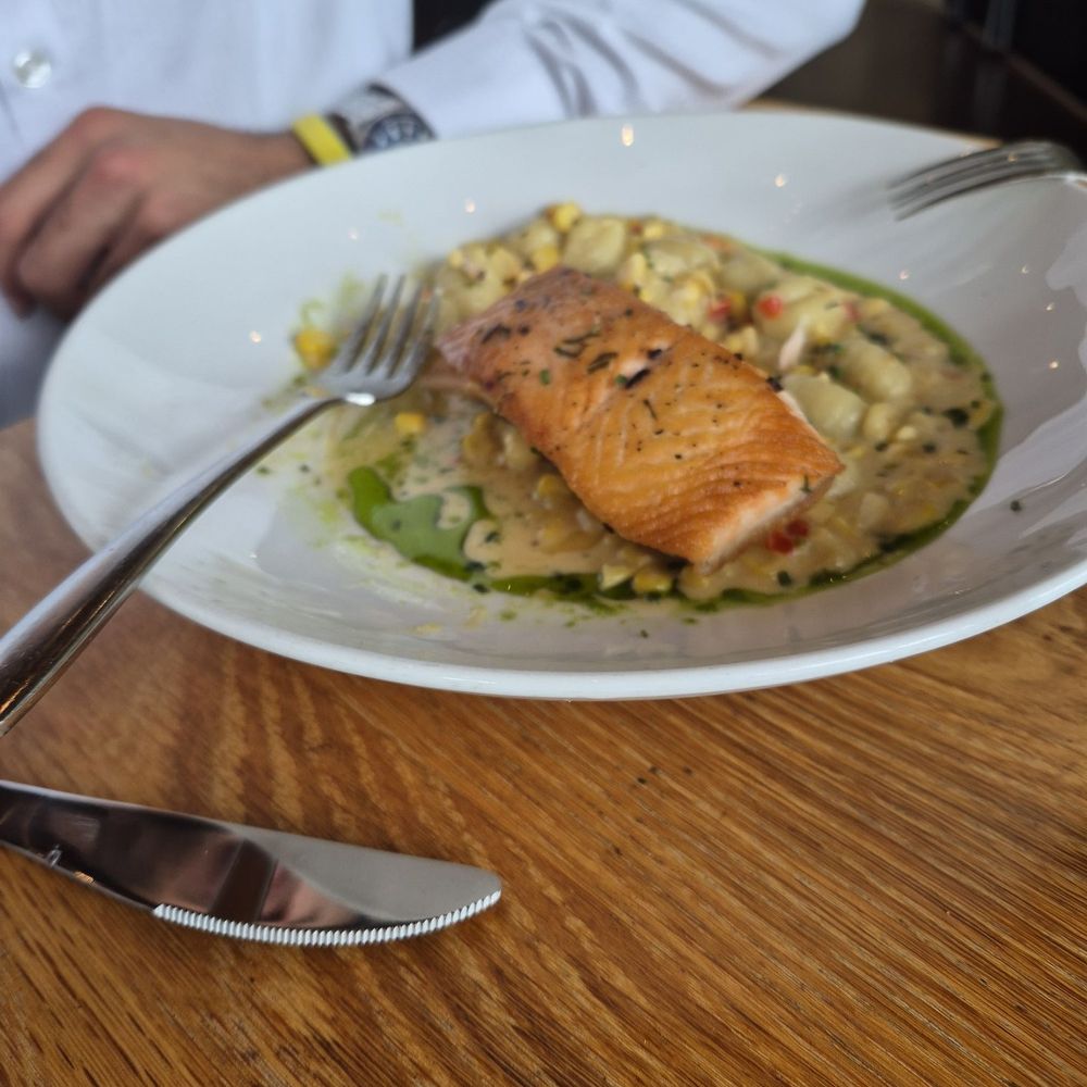 Lucco Cucina & Bar - Salmon w gnocchi - Italian Near Me - Florham Park, New Jersey Lucco Cucina & Bar - Salmon w gnocchi - Italian Near Me - Florham Park, New Jersey