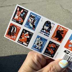 US Post Office - Some stamps I recently bought here, for a visual element.