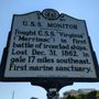 Photo of USS Monitor Historical Marker